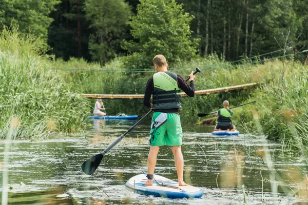 SUP piedzīvojums pa Rindas upi