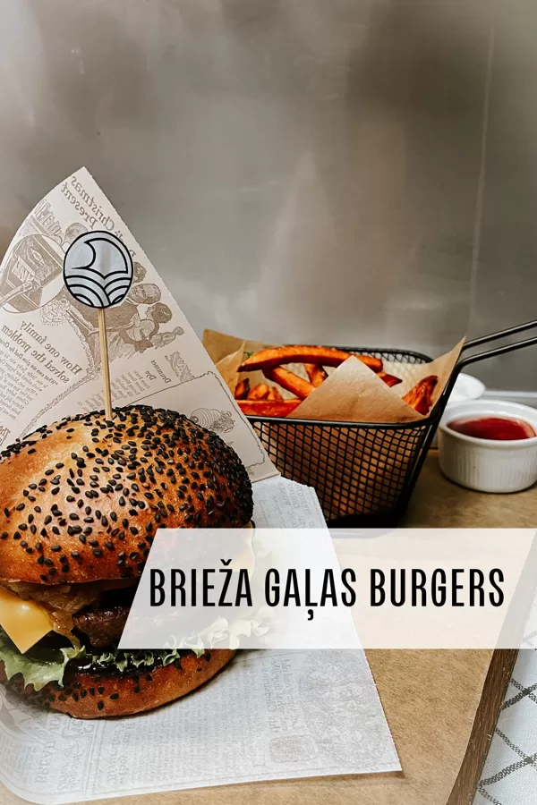Brieža gaļas burgers