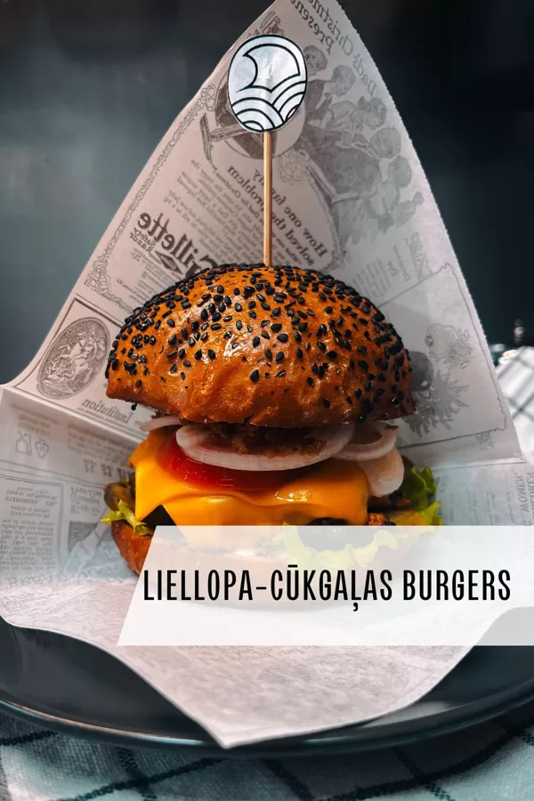 Liellopa-cūkgaļas burgers