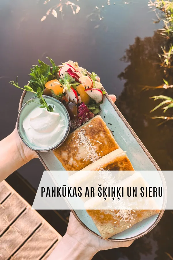 Pankūkas ar šķiņķi un sieru
