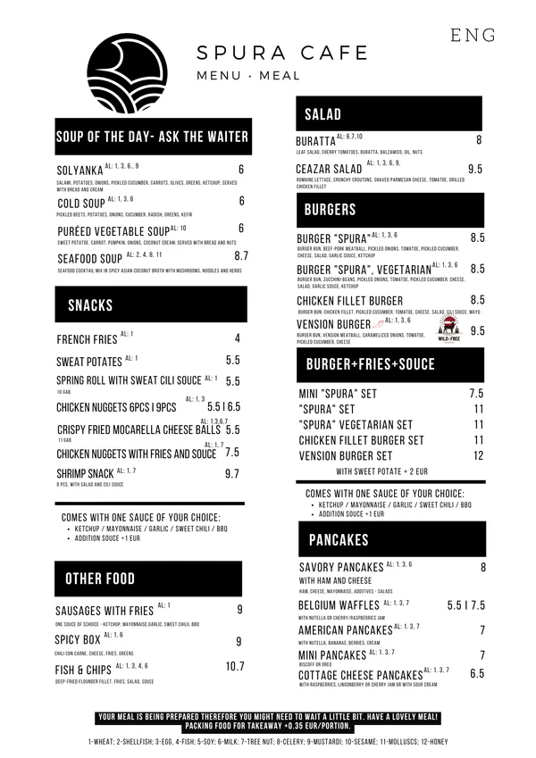 Menu ENG